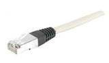 Cordon RJ45 croisé catégorie 6 S/FTP gris - 1,5 m