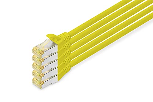 DIGITUS Câble de brassage CAT 6A S/FTP - 0,5 m - Cat6a - S/FTP (S-STP) - RJ-45 - RJ-45