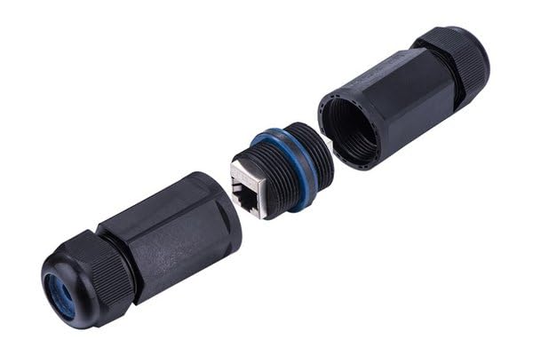 Embase de traversée étanche RJ45 STP CAT 6 - avec manchons