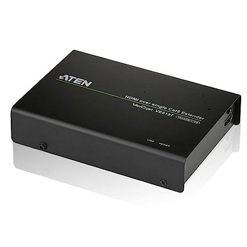 ATEN VE812T Émetteur et récepteur AV Noir