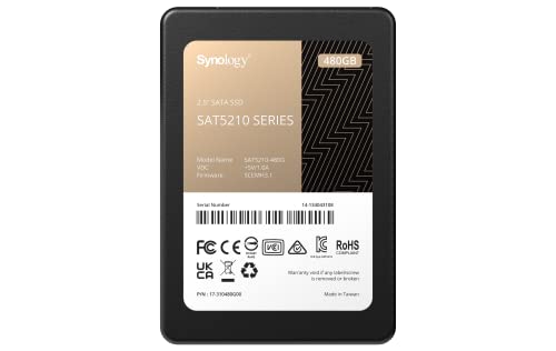 SYNOLOGY SSD SAT5210 480Go 2.5p SATA 6Gb/s 530Mo/s read 500Mo/s write