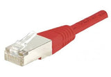 Cordon RJ45 catégorie 5e F/UTP rouge - 0,7 m