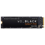 WD Black SSD SN770 NVMe 500Go PCIe Gen4 16GT/s M.2 2280