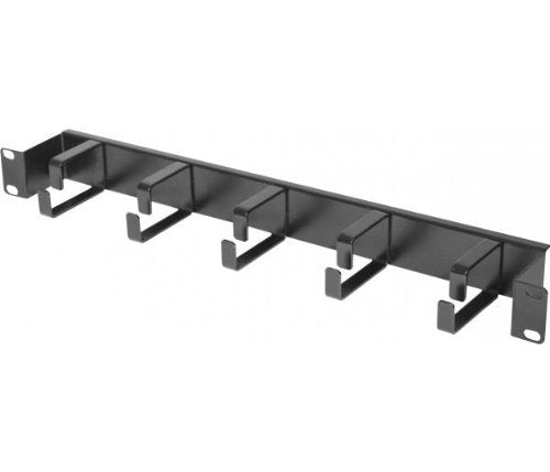 Panneau 19" 1U décaissé avec support câbles