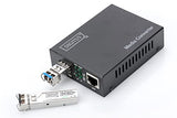 Digitus DN-82130 convertisseur de support réseau 1000 Mbit/s Noir
