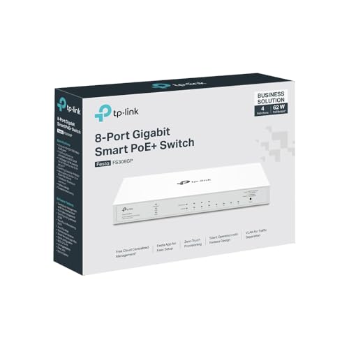 8-Port Gigabit Smart Switch with 4-Port