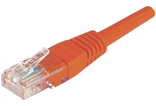 Cordon RJ45 CAT 6 U/UTP rouge - 0,5 m