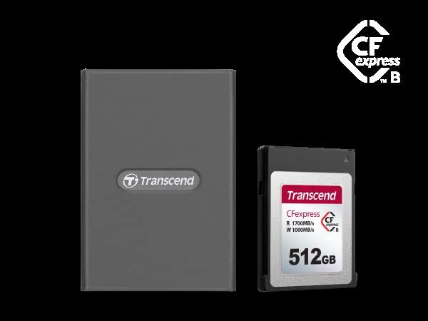 TRANSCEND CFexpress Type-B-Card Reader USB 3.2 Gen 2x2 Type C