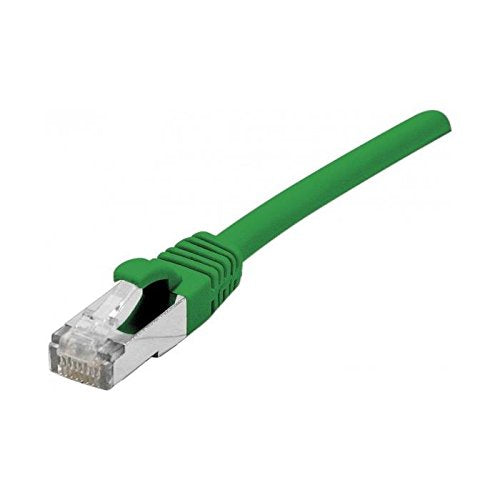 Cordon RJ45 sur câble catégorie 7 S/FTP LSOH snagless vert - 10 m