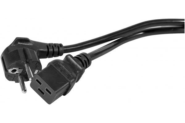 Cordon d alimentation CEE7 / C19 noir - 2,0 m