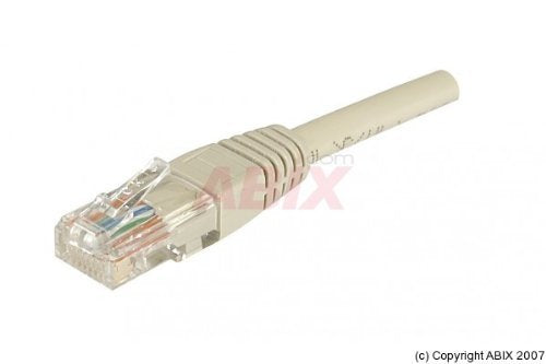 Cordon RJ45 catégorie 5e U/UTP gris CCA - 0,15 m