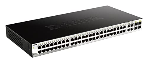 D-LINK 48-Port Layer2 Smart Managed Gigabit Switch dlink green 3.0 44x 10/100/1000Mbit/s TP RJ-45 Port4x Combo 10/100/1000Mbit/s