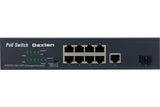 DEXLAN SWITCH 8P 10/100 PoE+ 120W & 1 Gigabit & 1 SFP