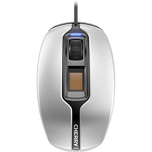 CHERRY Souris avec lecteur d empreintes MC 4900 USB argent
