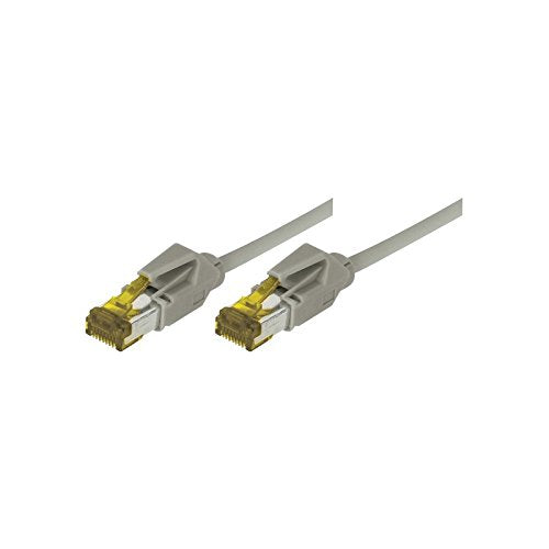 Cordon RJ45 sur câble catégorie 7 S/FTP LSOH snagless gris - 7,5 m