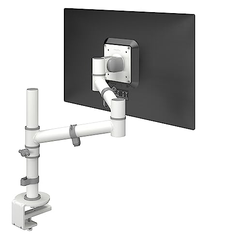DATAFLEX Bras à fixer / pincer Viewgo 48.120 - 1 écran blanc