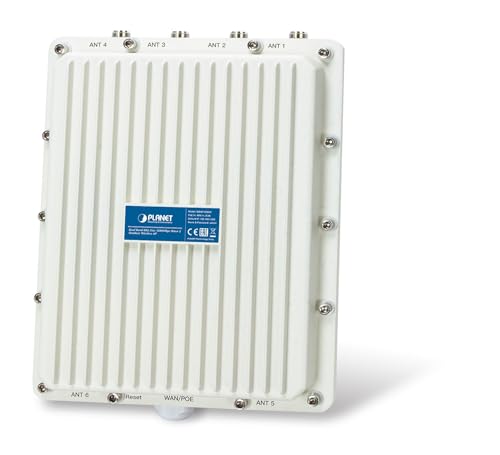 PLANET IP67 Wi-Fi 6 802.11ax, Dual 2400 Mbit/s Aluminium Connexion Ethernet, supportant l'alimentation via ce port (PoE)