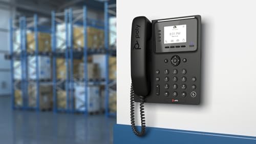 POLY CCX 350 téléphone de bureau IP PoE pour Microsoft Teams