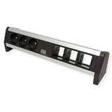 BACHMANN Bandeau modulaire DESK 1 3 prises + 3 emplacements