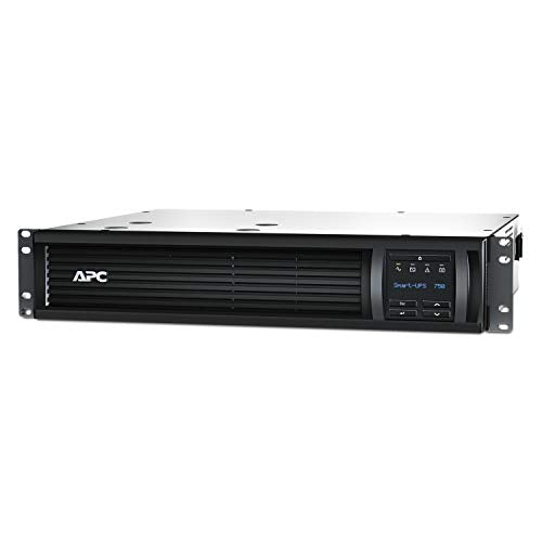 APC Smart-UPS 750VA LCD RM UPS Rack AC 230V 500Watt 750VA Ethernet RS-232 USB oc 4 2U BK with APC UPS Network Management Card