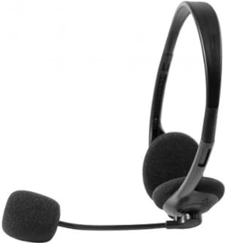 Casque-micro stéréo jack 3.5 mm noir