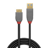 LINDY Câble USB 3.0 Type A vers Micro-B Anthra Line 3m