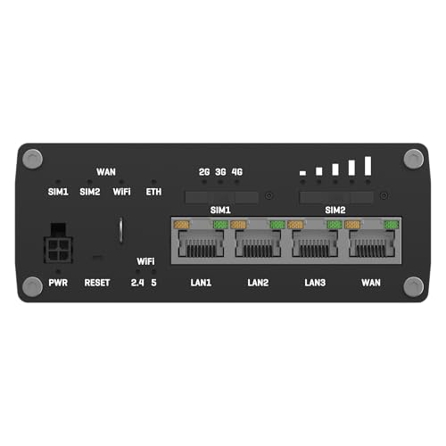 Teltonika RUTX11 routeur sans fil Gigabit Ethernet Bi-bande (2,4 GHz / 5 GHz) 4G Gris