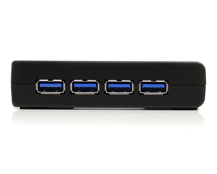 4 Port Black SuperSpeed USB 3.0 Hub