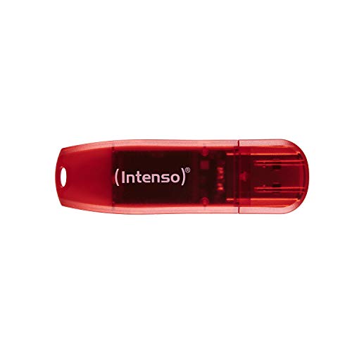 INTENSO Clé USB 2.0 Rainbow Line - 128 Go Rouge