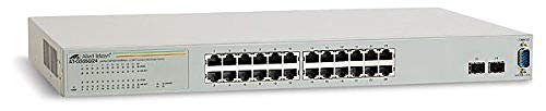 ALLIED 24x port x10/100/1000BaseT WebSmart switch with 4 unpopulated SFP bays