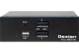 DEXLAN KVM switch 2 ports HDMI 4K / USB / Audio + câbles