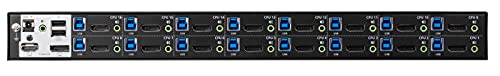 ATEN CS19216-AT-G commutateur écran, clavier et souris Noir