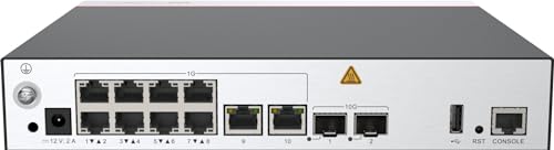 Huawei AP Controller AC650-256AP mainframe (10*GE ports, 2*10GE SFP+ ports, with the AC/DC adapter)