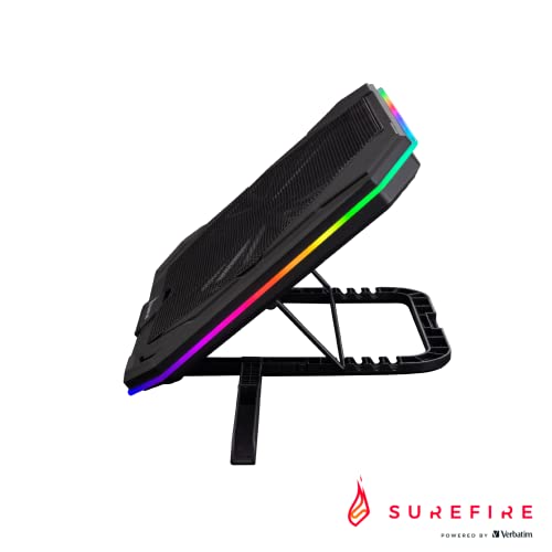 VERBATIM SUREFIRE BORA X1 GAMING LAPTOP COOLING PAD WITH RGB WCF (P)