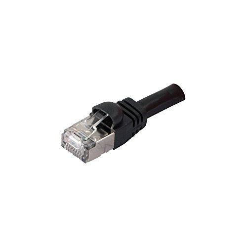 Cordon RJ45 VoIP catégorie 6 S/FTP snagless noir - 1 m