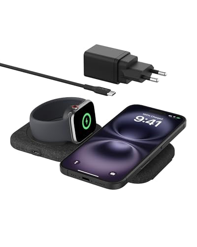 BELKIN BOOST CHARGE PRO 2in1 Folding Travel Wireless Charging Pad with Qi2 Magnetic 15w