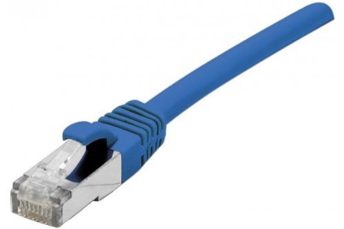 Cordon RJ45 catégorie 6 F/UTP LSOH snagless bleu - 3 m
