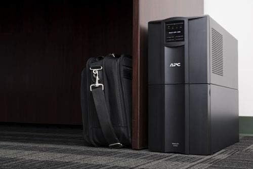 APC Smart-UPS SMT2200IC UPS AC 220/230/240V 1980Watt 2200VA lead acid RS-232 USB output connectors 9 Black with APC SmartConnect