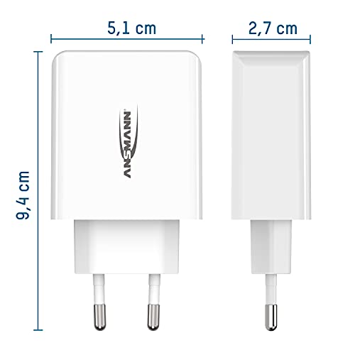 CHARGEUR SECTEUR 4 PORTS USB Type-A BLANC