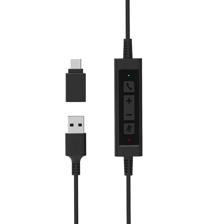 PORT DESIGNS Stereo Headset Active Office Usb Mic Office