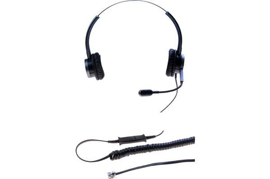 DACOMEX Perle - casque téléphone binaural micro Flex antibruit