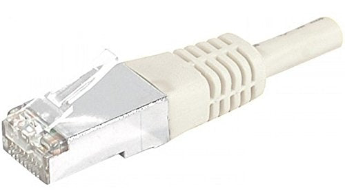 Cordon RJ45 catégorie 6A S/FTP gris - 7,5 m