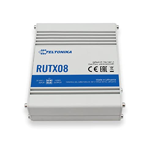 Teltonika RUTX08 Routeur connecté Gigabit Ethernet Gris