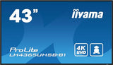 IIYAMA- Afficheur professionnel 43   LH4365UHSB-B1