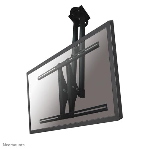 NEOMOUNTS PLASMA-C100BLACK Support de plafond pour écran 37-75p - h 67-107 cm