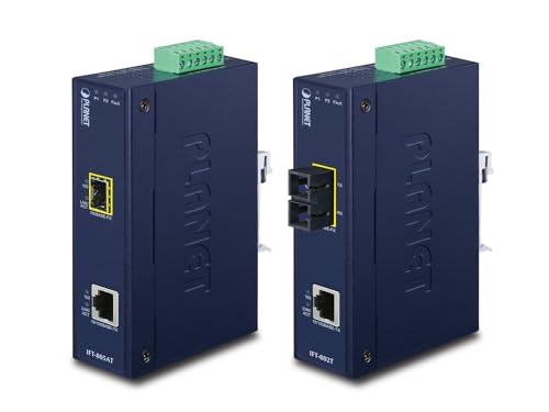 PLANET IFT-802T convertisseur de support réseau 200 Mbit/s 1310 nm Bleu