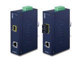 Convertisseur RJ45/100FX IP30 multimode SC 2km -40/75°