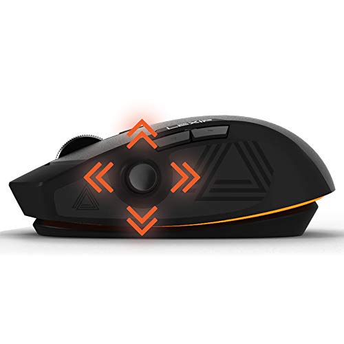 LEXIP 3D High performance Mouse CAD and Gaming uitive 3D movement thumb joystick 6 program. Buttons wired 12000dpi ceramic glider