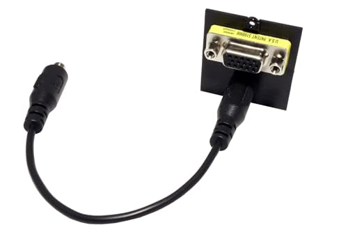 BACHMANN Plastron VGA + jack audio 3,5 mm
