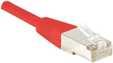 Cordon RJ45 catégorie 6 F/UTP rouge - 1 m